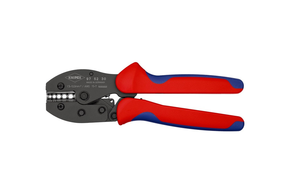 Crimpzange PreciForce® L.220mm 1,5 10 (AWG 15 11) mm² 477g KNIPEX