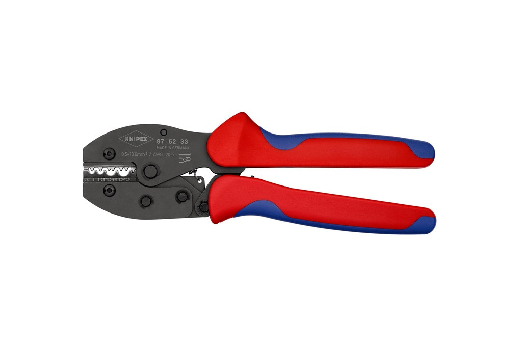 Crimpzange PreciForce® L.220mm 0,5 10 (AWG 20 7) mm² 478g KNIPEX