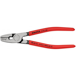 Aderendhülsenzange L.180mm 0,5 6,0 (AWG 20 10) mm² pol.Ku. Überzug KNIPEX