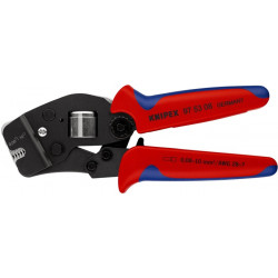 Crimpzange Gesamt L.190mm 0,08 10,0 (AWG 28 7) mm² brün.Mehrkomp. Hüllen KNIPEX