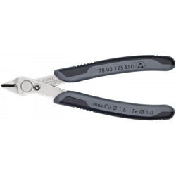 Elektronik Seitenschneider Super Knips® L.125mm Form 0 Facette nein pol.KNIPEX Elektronik Seitenschneider Super Knips® L.125mm Form 0 Facette nein pol.KNIPEX