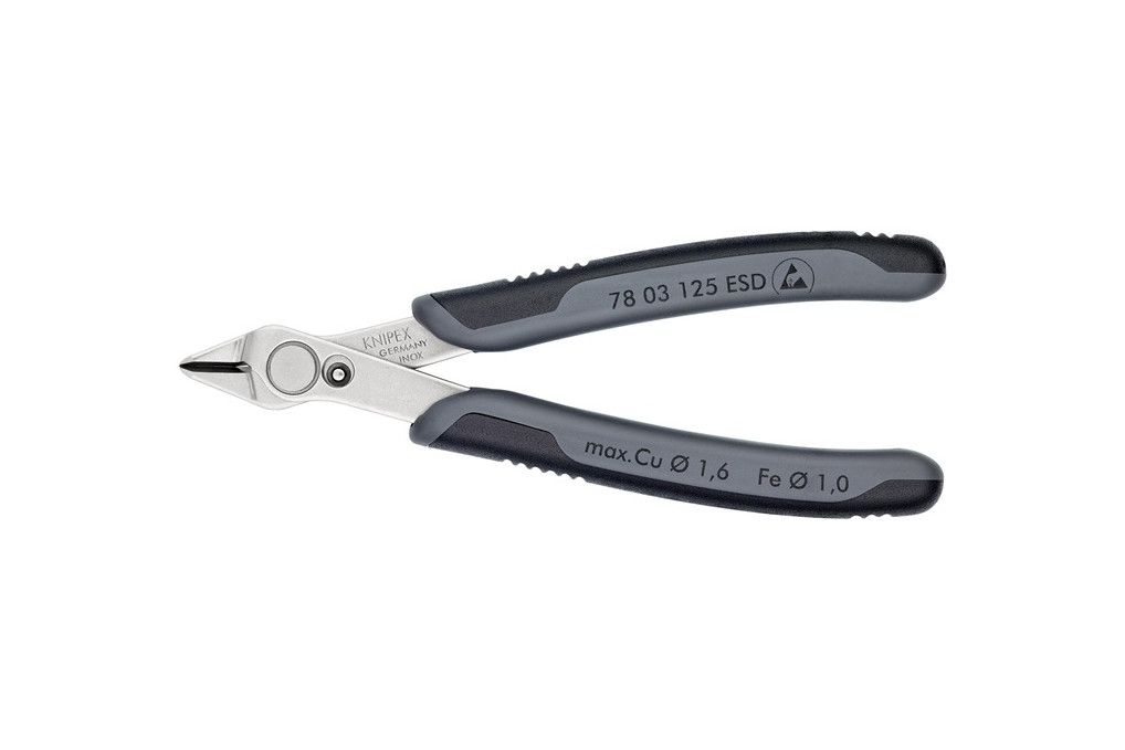 Elektronik Seitenschneider Super Knips® L.125mm Form 0 Facette nein pol.KNIPEX Elektronik Seitenschneider Super Knips® L.125mm Form 0 Facette nein pol.KNIPEX