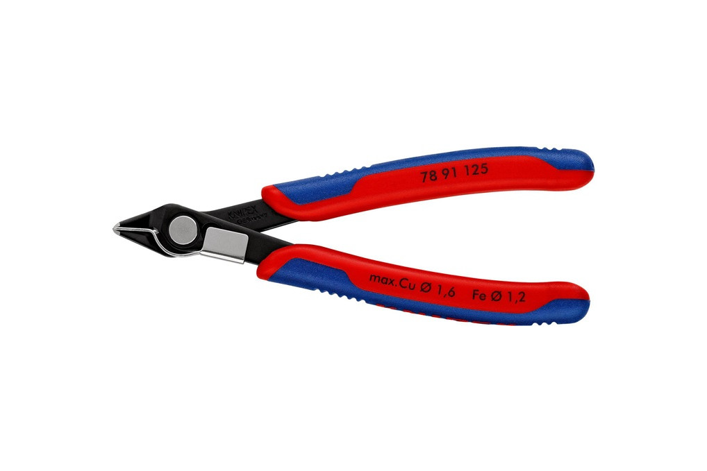 Elektronik Seitenschneider Super Knips® L.125mm Form 8 Facette ja,sehr kl.brün.
