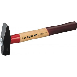 Schlosserhammer Rotband Plus 800g Stiel L.350mm Hickory m.Stahlschutzhülse