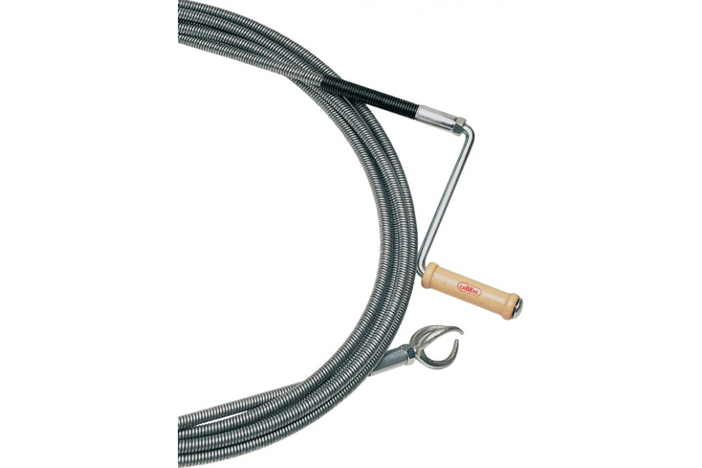 Rohrreinigungswelle L.10m Wellen D.12mm Krallen D.40mm doppellag.m.Stahlkuppl. Rohrreinigungswelle L.10m Wellen D.12mm Krallen D.40mm doppellag.m.Stahlkuppl.