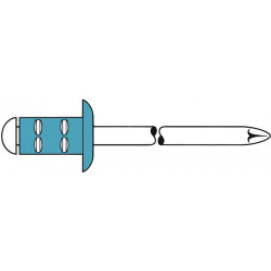 Blindniet PolyGrip® Nietschaft dxl 4,8x15mm VA 50 St.GESIPA