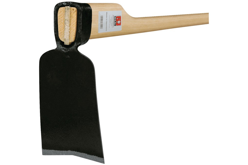 Rheinische Hacke Blattmaß 185x85x110mm geschmiedet,m.Eschenstiel G.700g IDEAL Rheinische Hacke Blattmaß 185x85x110mm geschmiedet,m.Eschenstiel G.700g IDEAL