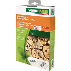 Schutzplanen Bef set.6 Spannfedern u.6 Holzkrallen L.30cm WINDHAGER Schutzplanen Bef set.6 Spannfedern u.6 Holzkrallen L.30cm WINDHAGER