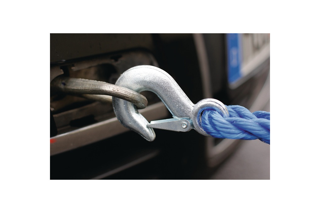 Auto Abschleppseil 4000kg PP Schwerlasthaken Haken L.400cm D.20mm HP AUTOZUBEHÖR