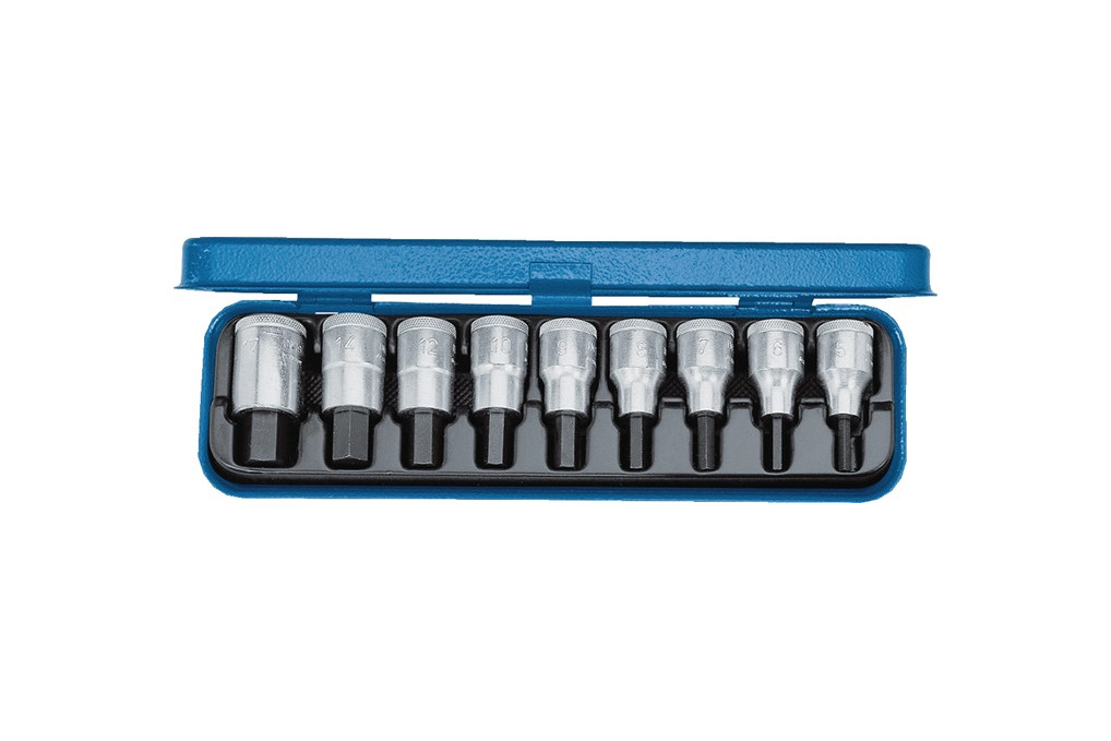 Steckschlüsselsatz IN 19 PA 9 tlg.1 2 Zoll 3 16 5 8 Zoll f.i6 KT. Schr.GEDORE Steckschlüsselsatz IN 19 PA 9 tlg.1 2 Zoll 3 16 5 8 Zoll f.i6 KT. Schr.GEDORE