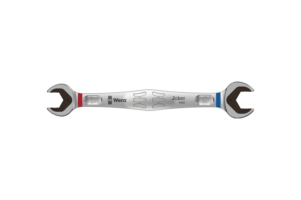 Doppelmaulschlüssel 6002 Joker 17x19mm L.235mm ma verchr.WERA