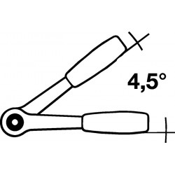 Gelenkknarre 517QR 1 2 Zoll Z.80 L.416mm 2K Griff STAHLWILLE