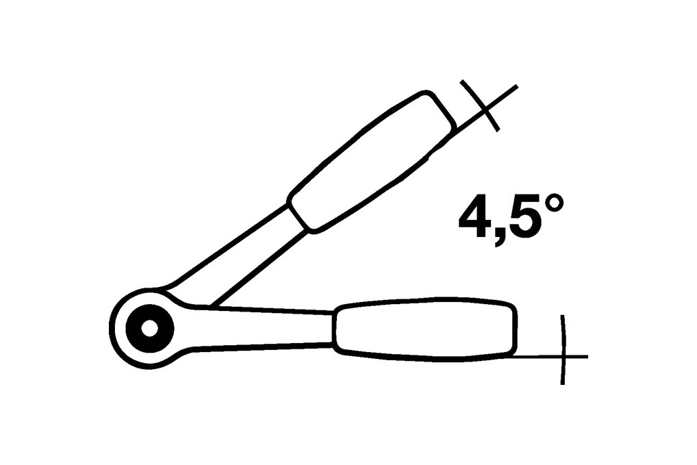Gelenkknarre 517QR 1 2 Zoll Z.80 L.416mm 2K Griff STAHLWILLE