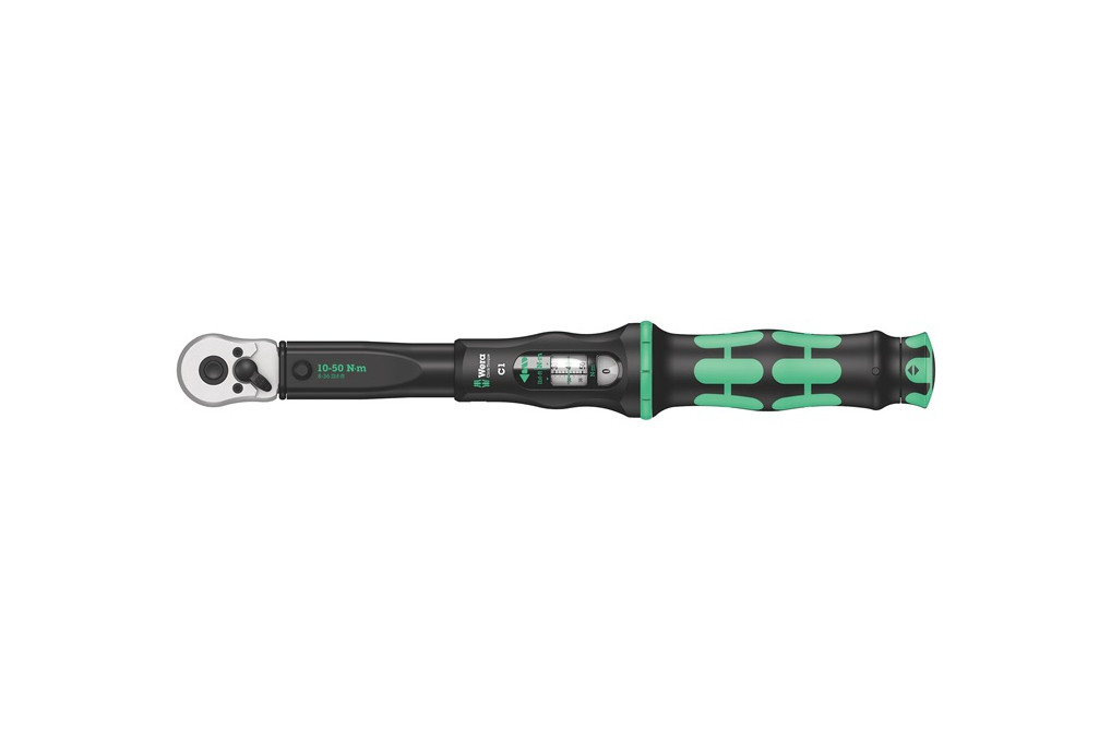 Drehmomentschlüssel Click Torque C 1 1 2 Zoll 10 50 Nm WERA Drehmomentschlüssel Click Torque C 1 1 2 Zoll 10 50 Nm WERA