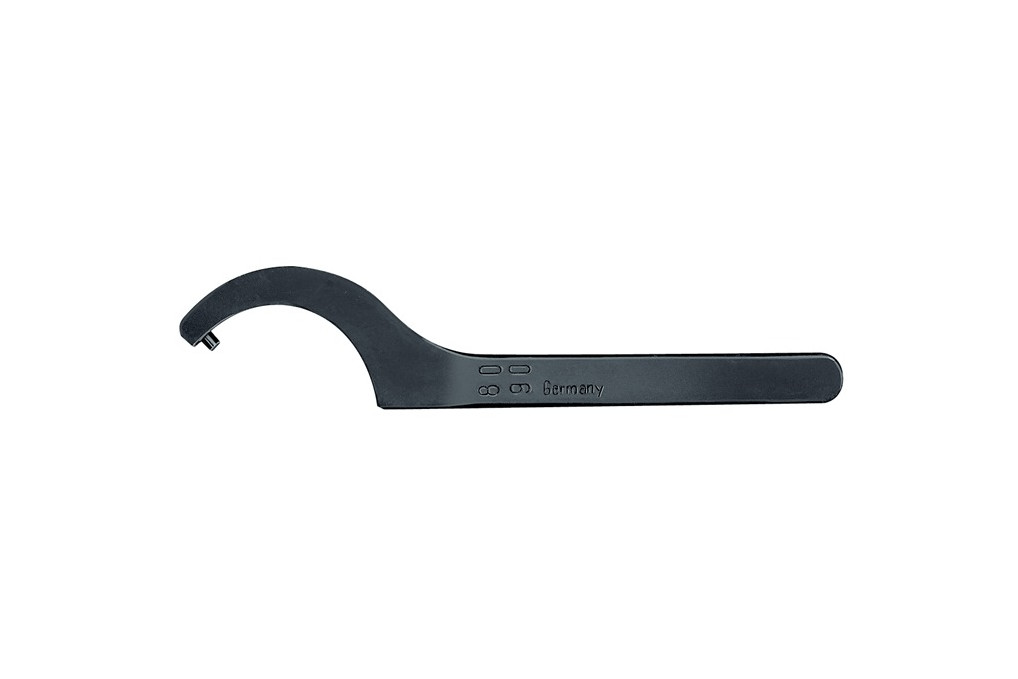 Hakenschlüssel m.Zapfen DIN 1810 B f.Muttern Außen Ø 40 42mm Zapfen Ø 4,0mm Hakenschlüssel m.Zapfen DIN 1810 B f.Muttern Außen Ø 40 42mm Zapfen Ø 4,0mm