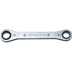 Ratschenringschlüssel 25 17x19mm 12 KT.L.205mm Anz.Z.22 STAHLWILLE Ratschenringschlüssel 25 17x19mm 12 KT.L.205mm Anz.Z.22 STAHLWILLE