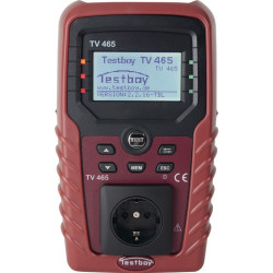 Gerätetester TV 465 p.m.Schutzleiter  Isolationswiderstand L230xB130xH70mm