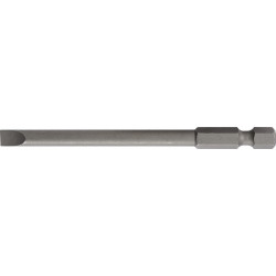 Bit f.Schlitzschrauben 5,5mm L.89mm 1 4 Zoll E6,3 Schneidenstärke 1mm PROMAT Bit f.Schlitzschrauben 5,5mm L.89mm 1 4 Zoll E6,3 Schneidenstärke 1mm PROMAT