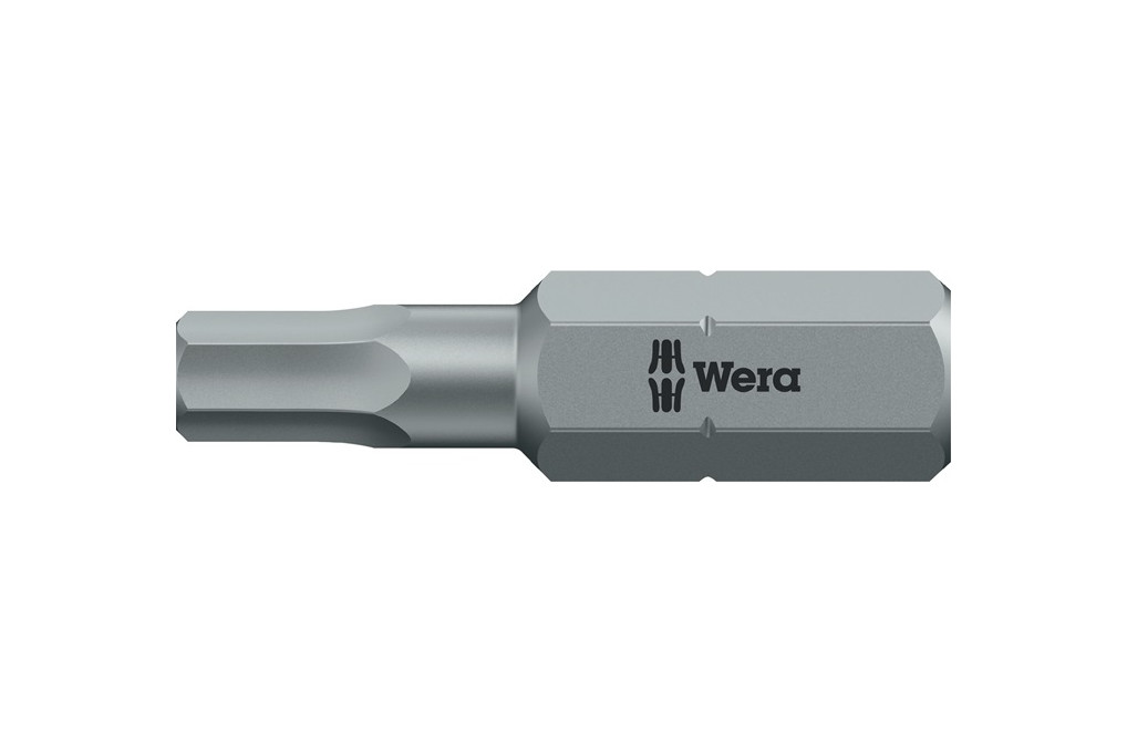 Bit 840 1 Z 1 4 Zoll 2,0mm L.25mm zähhart,HEX Plus WERA Bit 840 1 Z 1 4 Zoll 2,0mm L.25mm zähhart,HEX Plus WERA