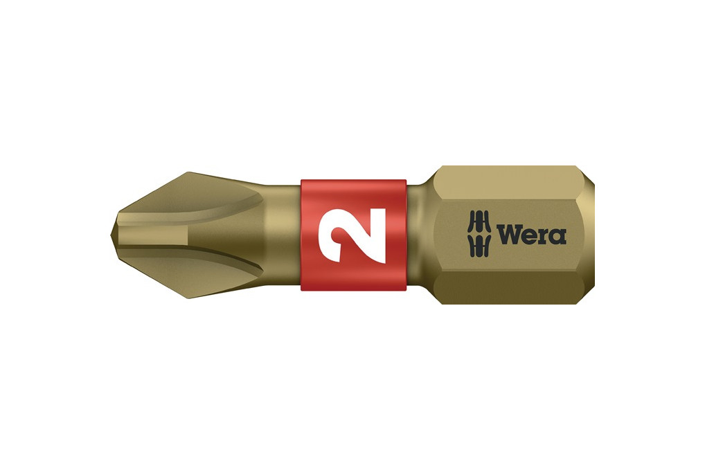 Bit 851 1 BTH 1 4 Zoll PH 2 L.25mm BiTorsion,extrahart WERA Bit 851 1 BTH 1 4 Zoll PH 2 L.25mm BiTorsion,extrahart WERA