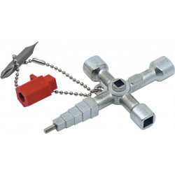 Schaltschrankschlüssel 820 M03 13 Funktionen m.Bitadapter SCHUEBO