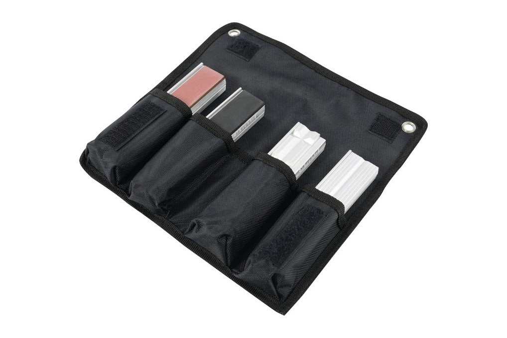 Rohr  Schutzbackenset f.Backen B.120mm 8tlg.in Tasche Alu.HEUER