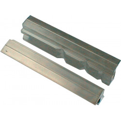 Schraubstockschutzbacke 47 5 P f.Backen B.160mm Prismen Alu.HAARHAUS