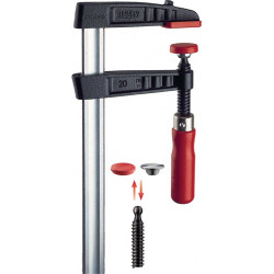 Temperguss Schraubzwinge TG Spann W.160mm A.80mm Holzgr.25x6mm BESSEY Temperguss Schraubzwinge TG Spann W.160mm A.80mm Holzgr.25x6mm BESSEY
