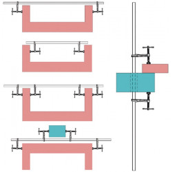 Hochleistungszwingenset SLV GSV Spann W.1500mm A.120mm Knebel BESSEY Hochleistungszwingenset SLV GSV Spann W.1500mm A.120mm Knebel BESSEY