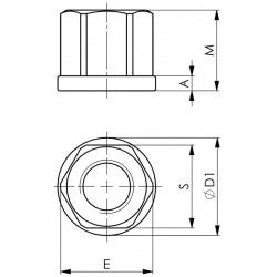 Sechskantmutter DIN 6331 M16 SW 24mm gedr.u.gefräst Festigkeit 10 AMF Sechskantmutter DIN 6331 M16 SW 24mm gedr.u.gefräst Festigkeit 10 AMF
