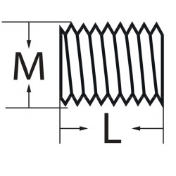 Spannschraube M10 L.12mm f.Spannfutter Ø 10mm PROMAT Spannschraube M10 L.12mm f.Spannfutter Ø 10mm PROMAT