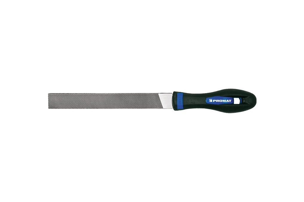 Werkstattfeile DIN 7261 L.250mm Q.25x6mm Hieb 1 Flachstumpf 2K Ergo PROMAT Werkstattfeile DIN 7261 L.250mm Q.25x6mm Hieb 1 Flachstumpf 2K Ergo PROMAT