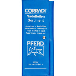 Nadelfeilensatz CORRADI L.200mm Hieb SH0 DH1 12 teilig PFERD Nadelfeilensatz CORRADI L.200mm Hieb SH0 DH1 12 teilig PFERD