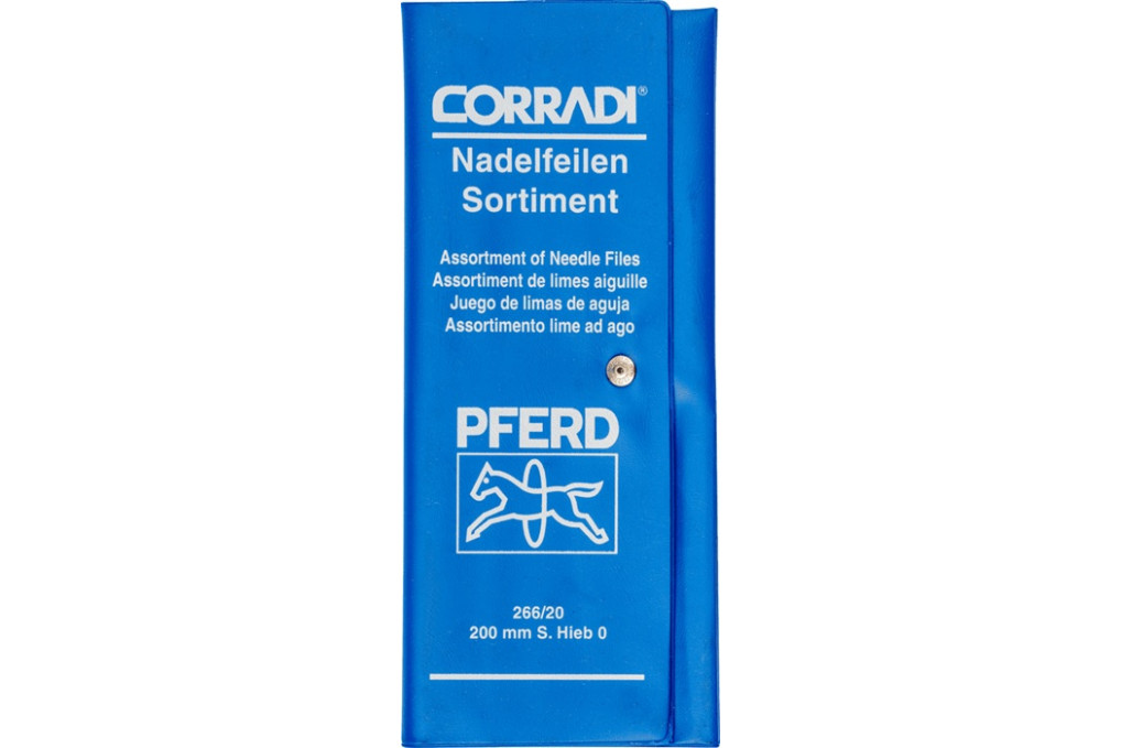 Nadelfeilensatz CORRADI L.200mm Hieb SH0 DH1 12 teilig PFERD Nadelfeilensatz CORRADI L.200mm Hieb SH0 DH1 12 teilig PFERD