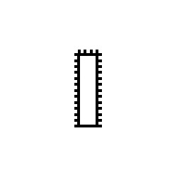 Präzisionsfeile CORINOX 200mm 22x5mm flachstumpf SH2 PFERD