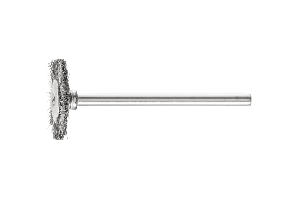 Minirundbürste RBU 1902 3 INOX 0,10 D19xB2xL5mm VA PFERD Minirundbürste RBU 1902 3 INOX 0,10 D19xB2xL5mm VA PFERD
