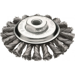 Kegelbürste D.115mm M14 Drahtstärke 0,5mm Stahldraht 12mm 15000min ¹ LESSMANN Kegelbürste D.115mm M14 Drahtstärke 0,5mm Stahldraht 12mm 15000min ¹ LESSMANN