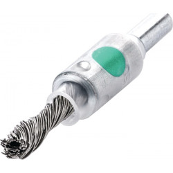Pinselbürste D.10mm Schaft 6mm Drahtstärke 0,25mm VA 4500min ¹ LESSMANN Pinselbürste D.10mm Schaft 6mm Drahtstärke 0,25mm VA 4500min ¹ LESSMANN