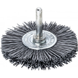 Rundbürste D.70mm Schaft 6mm SiC Schleifborsten K.320 12mm 15000min ¹ LESSMANN Rundbürste D.70mm Schaft 6mm SiC Schleifborsten K.320 12mm 15000min ¹ LESSMANN