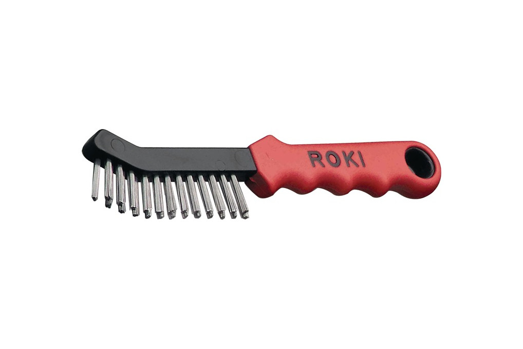 Drahtbürste ROKI® L.225mm 0,35mm STA 2 reihig LESSMANN Drahtbürste ROKI® L.225mm 0,35mm STA 2 reihig LESSMANN