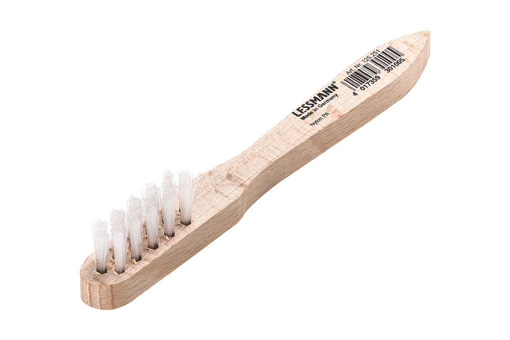 Zündkerzenbürste L.150mm 0,3mm Nyl.PA glatt 3 reihig LESSMANN Zündkerzenbürste L.150mm 0,3mm Nyl.PA glatt 3 reihig LESSMANN
