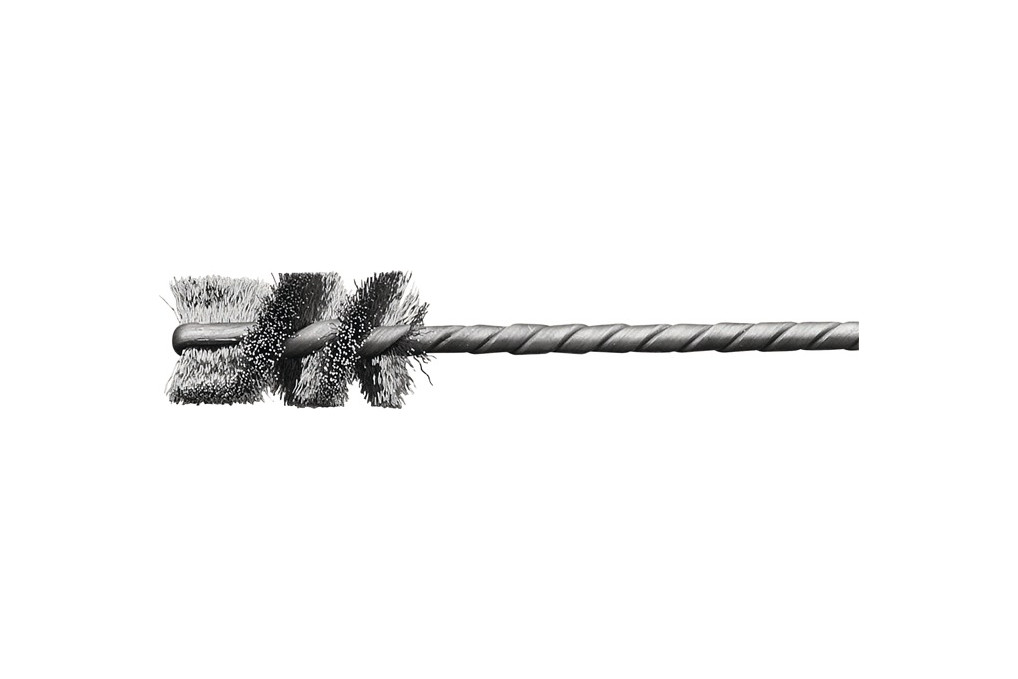 Düsenbürste D.10mm Schaft 3,8mm Drahtstärke 0,12mm STA 25mm LESSMANN