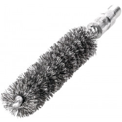 Rohrbürste L.115mm D.16mm Stahldraht gewellt Besatz L.80mm LESSMANN Rohrbürste L.115mm D.16mm Stahldraht gewellt Besatz L.80mm LESSMANN