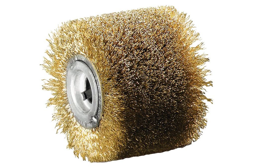 Satinierwalze Litzendraht Ø100xB70mm 19,2mm LESSMANN