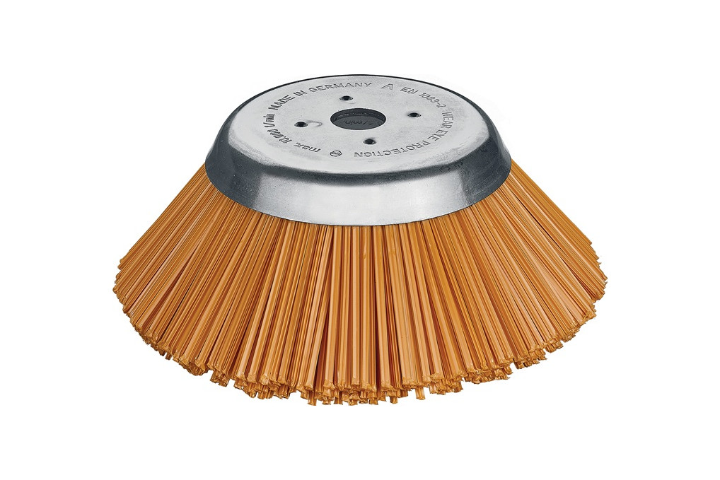 Kegelbürste HFB D.180mm Bohr.20,0mm PES 10mm 10000min ¹ LESSMANN Kegelbürste HFB D.180mm Bohr.20,0mm PES 10mm 10000min ¹ LESSMANN