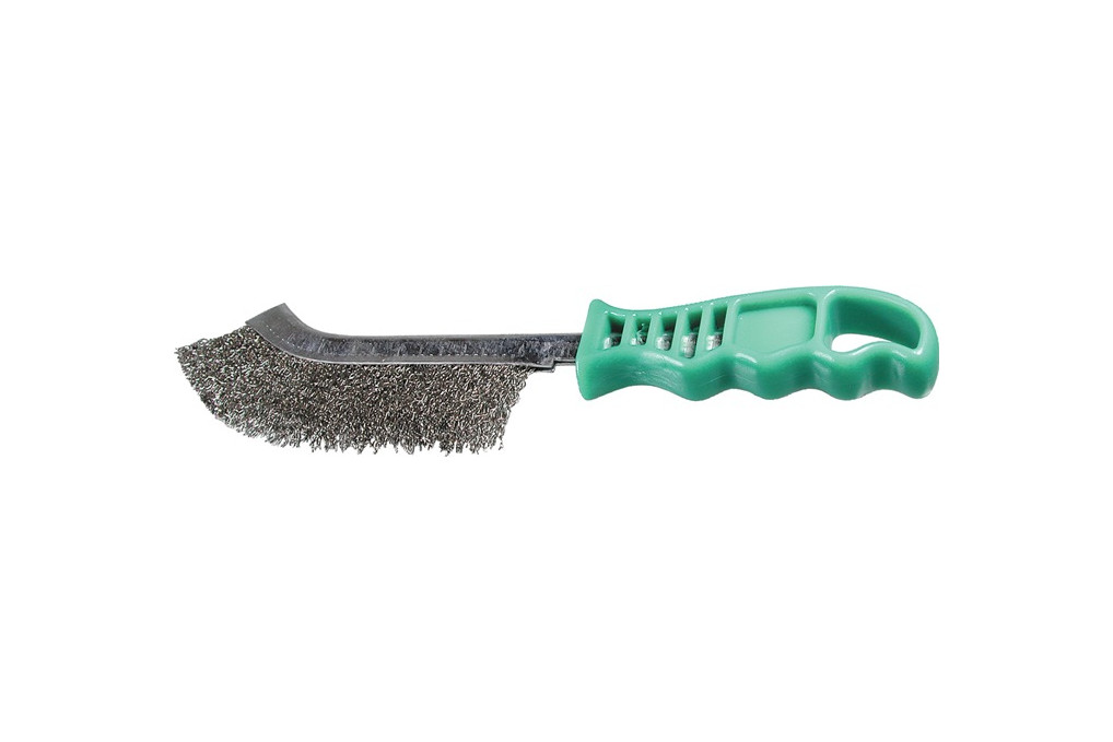 Drahtbürste L.265mm VA 0,3mm 1 reihig PROMAT