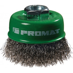 Topfbürste D.60mm Drahtstärke 0,3mm VA 12500min ¹ PROMAT Topfbürste D.60mm Drahtstärke 0,3mm VA 12500min ¹ PROMAT