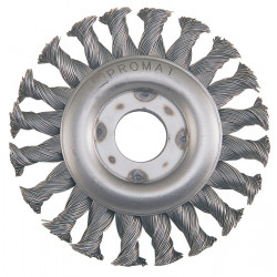 Rundbürste D.125mm Drahtstärke 0,5mm VA Draht 12mm 12500min ¹ PROMAT Rundbürste D.125mm Drahtstärke 0,5mm VA Draht 12mm 12500min ¹ PROMAT