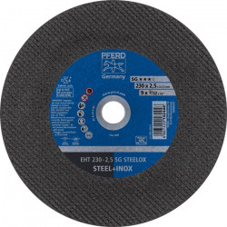 Trennscheibe SG STEELOX D230x2,5mm ger.INOX Bohr.22,23mm PFERD Trennscheibe SG STEELOX D230x2,5mm ger.INOX Bohr.22,23mm PFERD