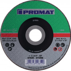 Trennscheibe STE D230x3mm ger.STE Bohr.22,23mm PROMAT Trennscheibe STE D230x3mm ger.STE Bohr.22,23mm PROMAT